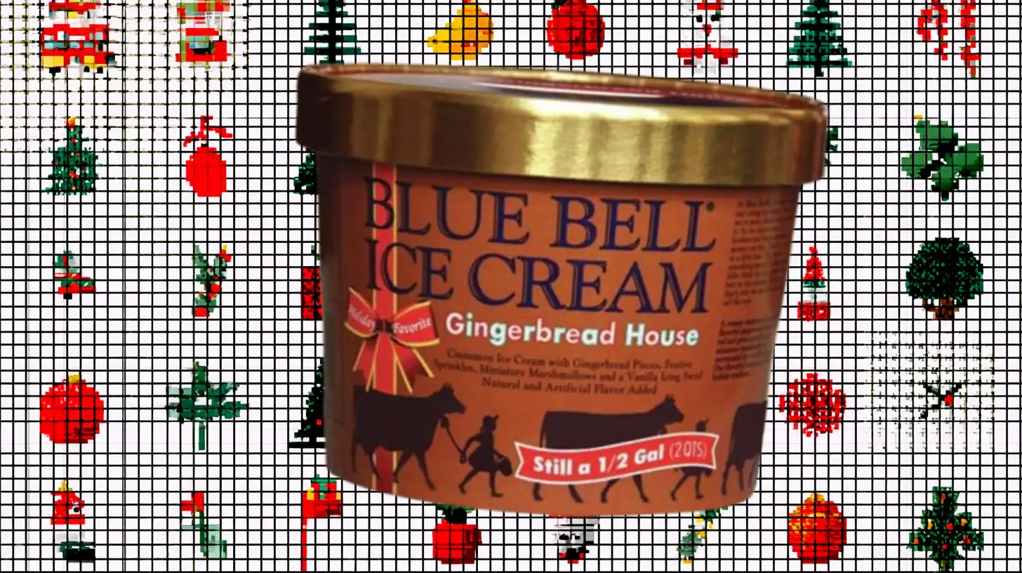 Blue Bell Creameries Gingerbread House