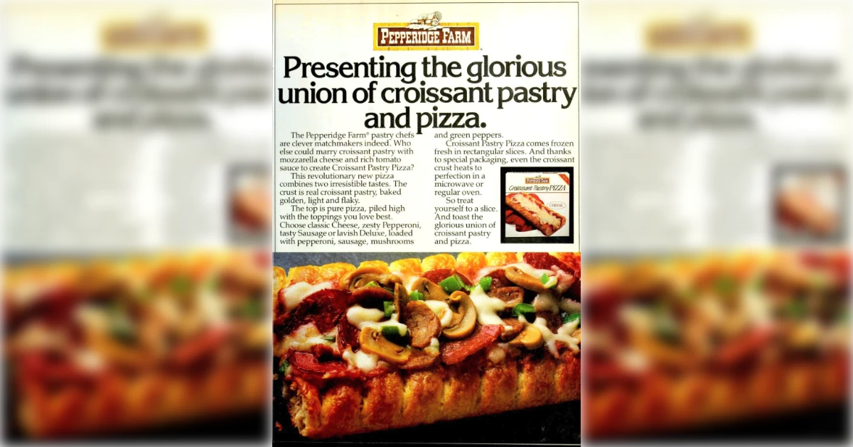 Croissant Pastry Pizza