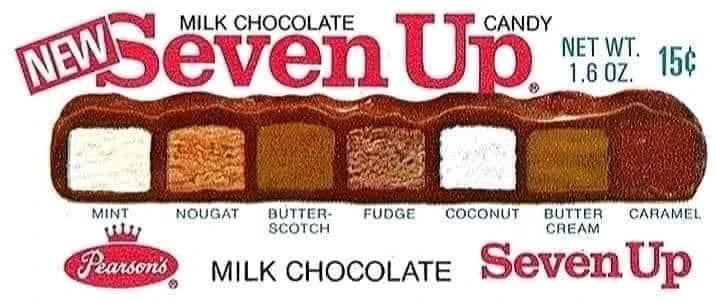 Pearson's Candy Company Launch Of Seven Up Candy Bar