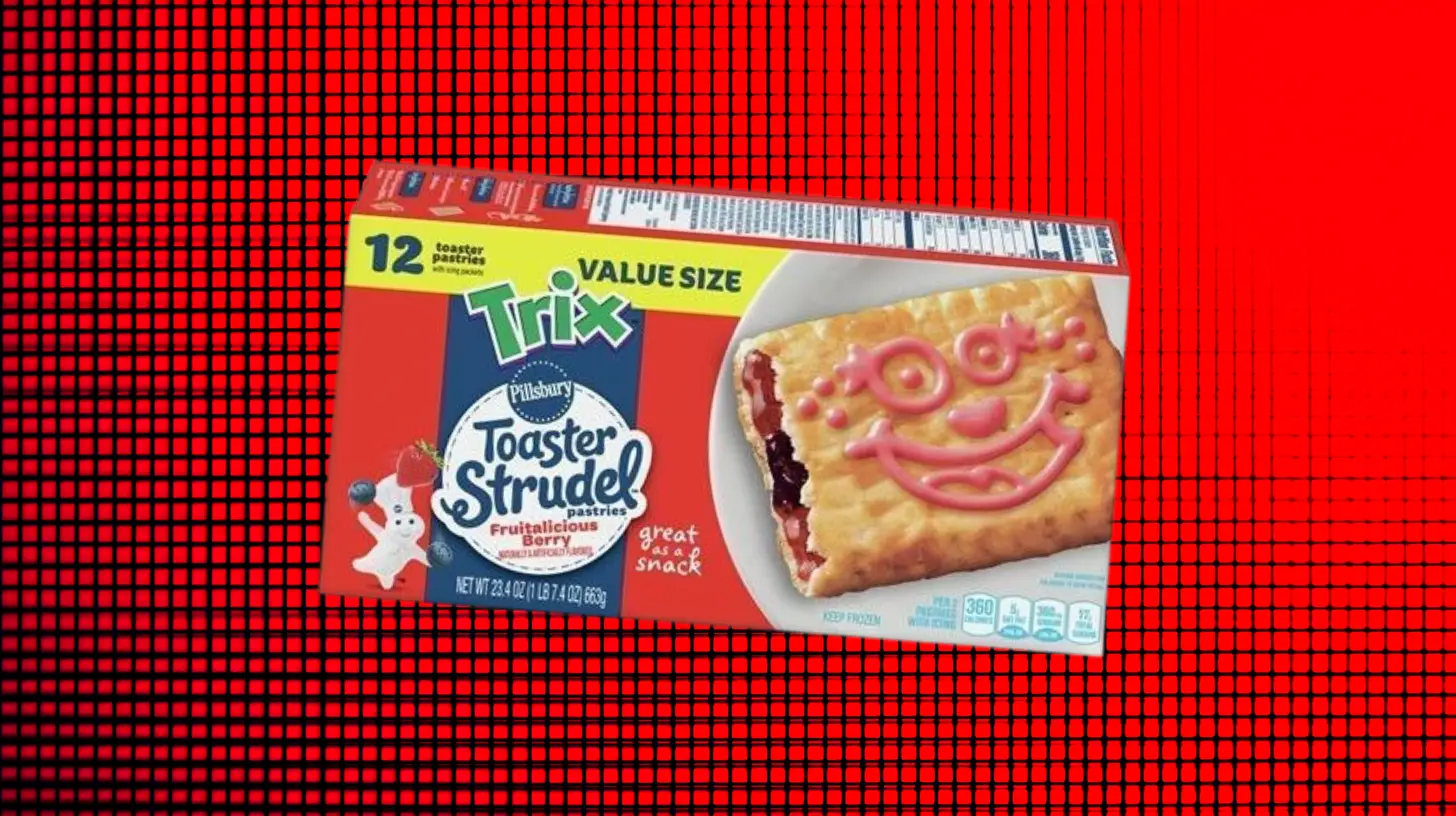 Trix Fruitalicious Berry Toaster Strudel