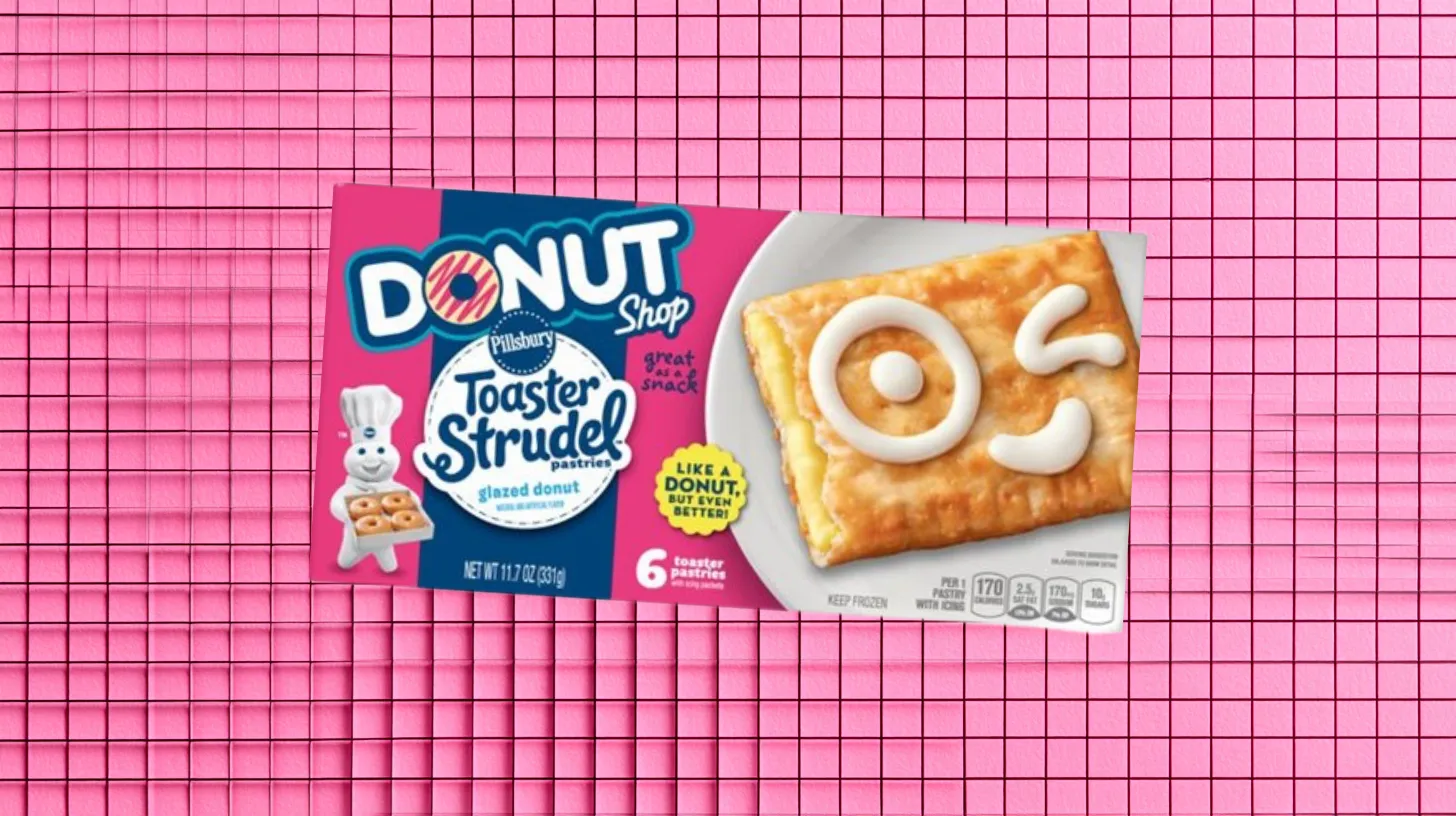 Donut Shop Glazed Donut Toaster Strudel