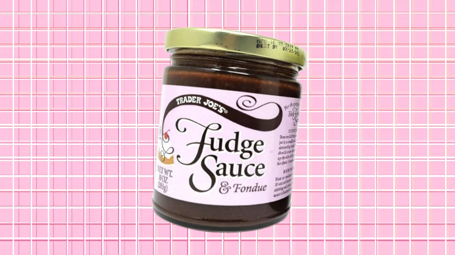 Trader Joe's Fudge Sauce Fondue