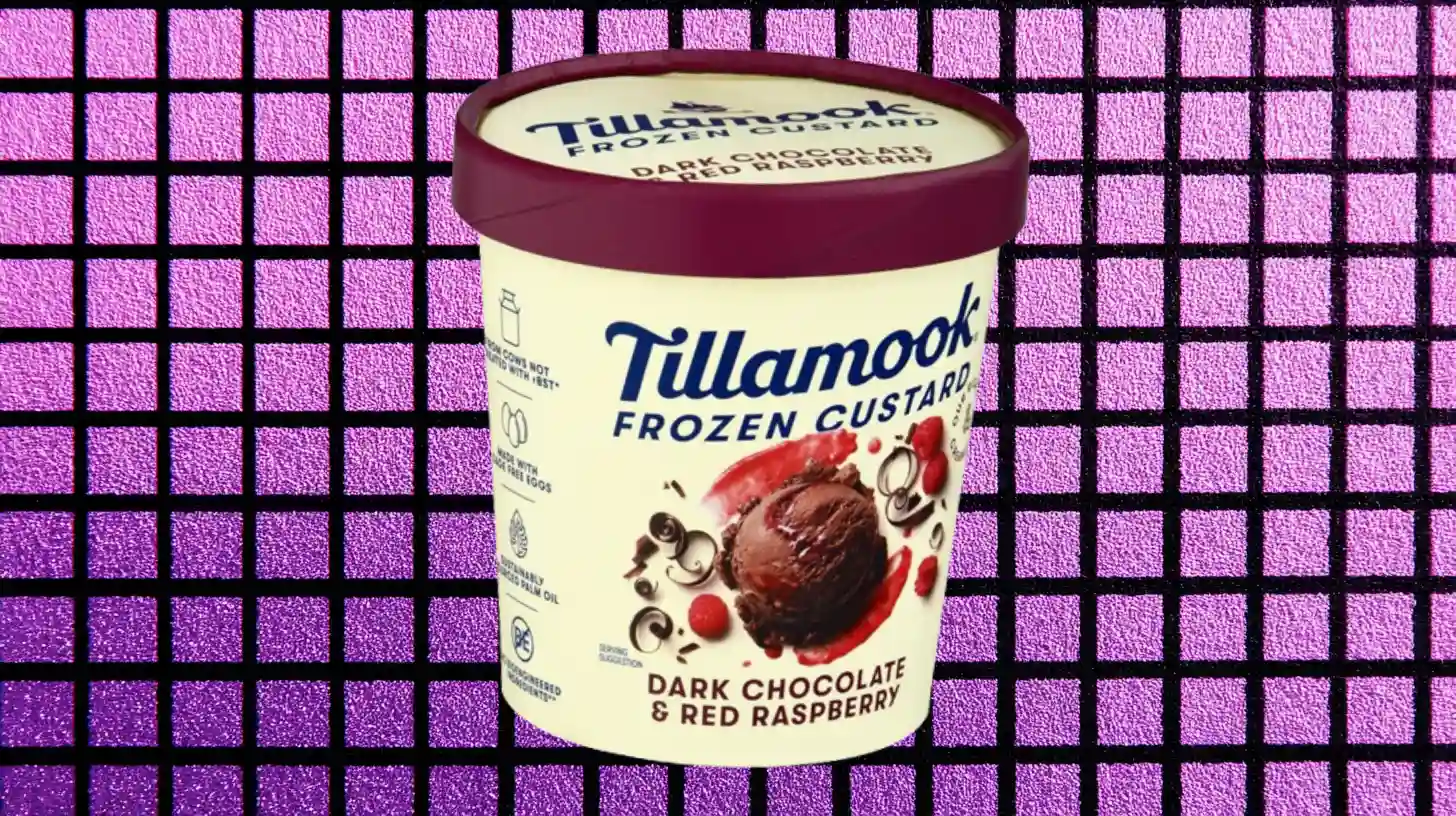 Dark Chocolate Red Raspberry Frozen Custard