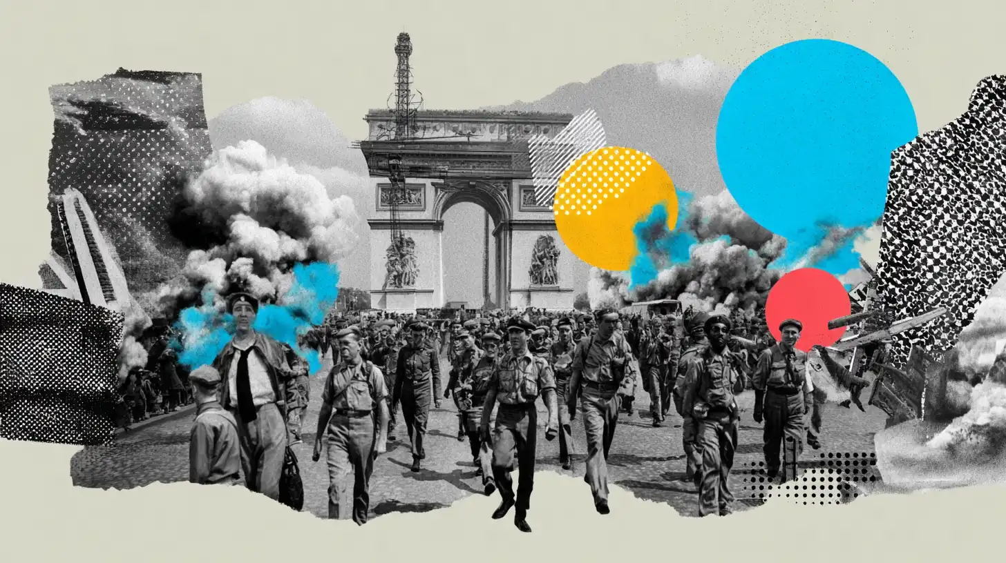 © History Oasis August 25th 1944 Paris Liberation