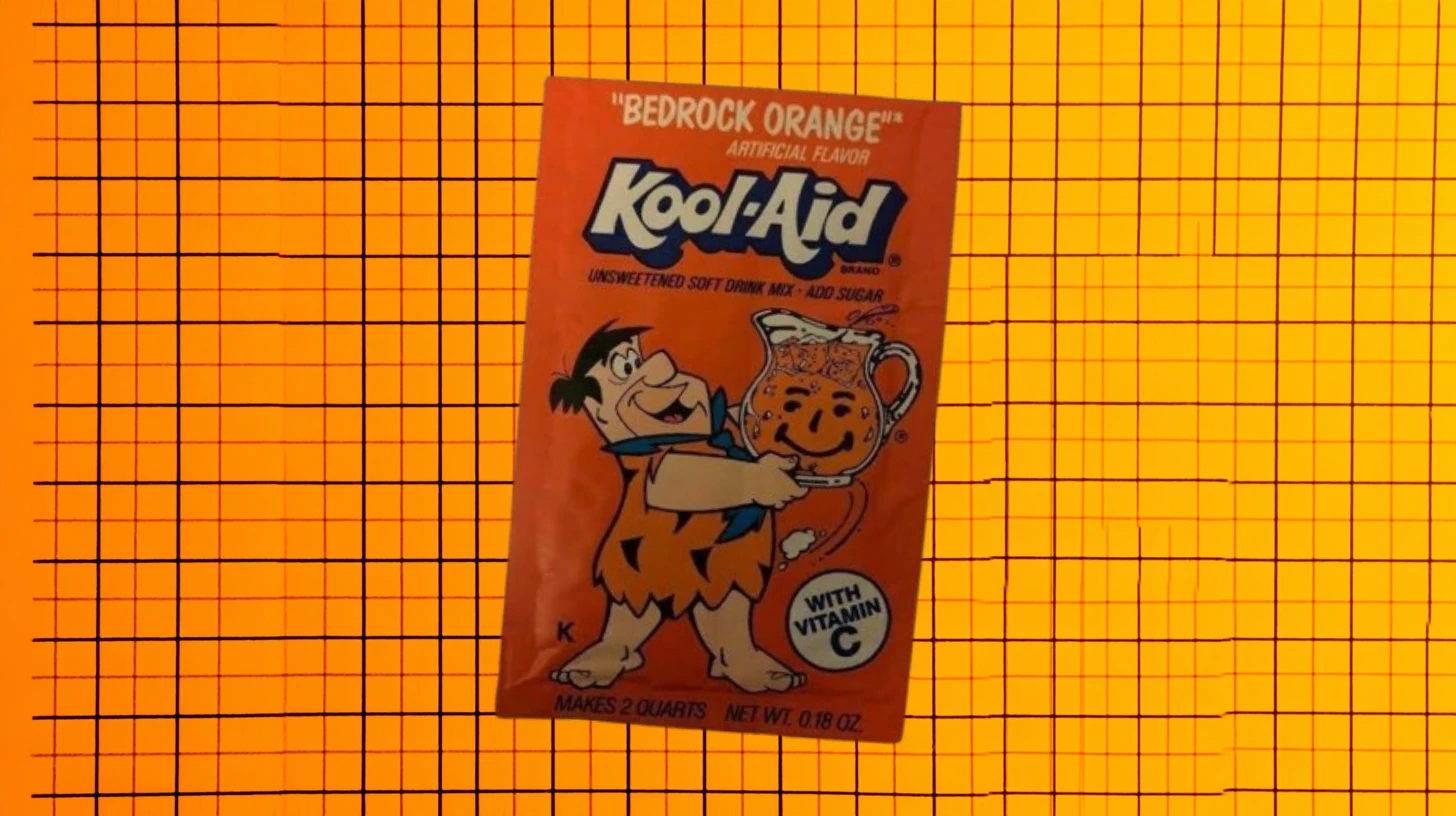 Kraft Heinz Bedrock Orange Flintstones Kool Aid