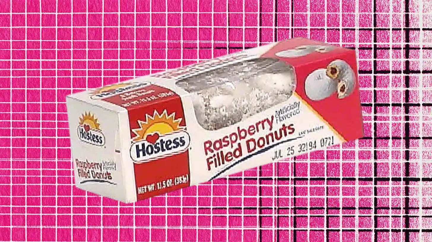 Hostess O S Raspberry Filled Donuts