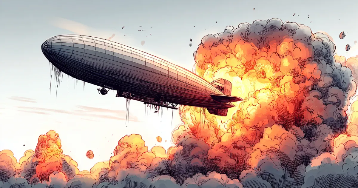 The Luxury Airship that Became a Fireball In Less Than a Minute