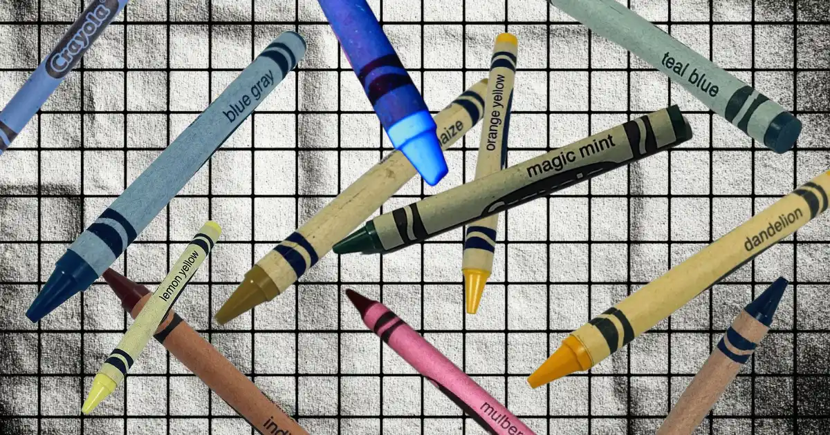 16 Retired Crayola Colors That Lost Their Color
