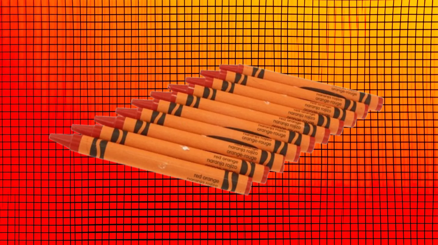 Crayola Orange Red