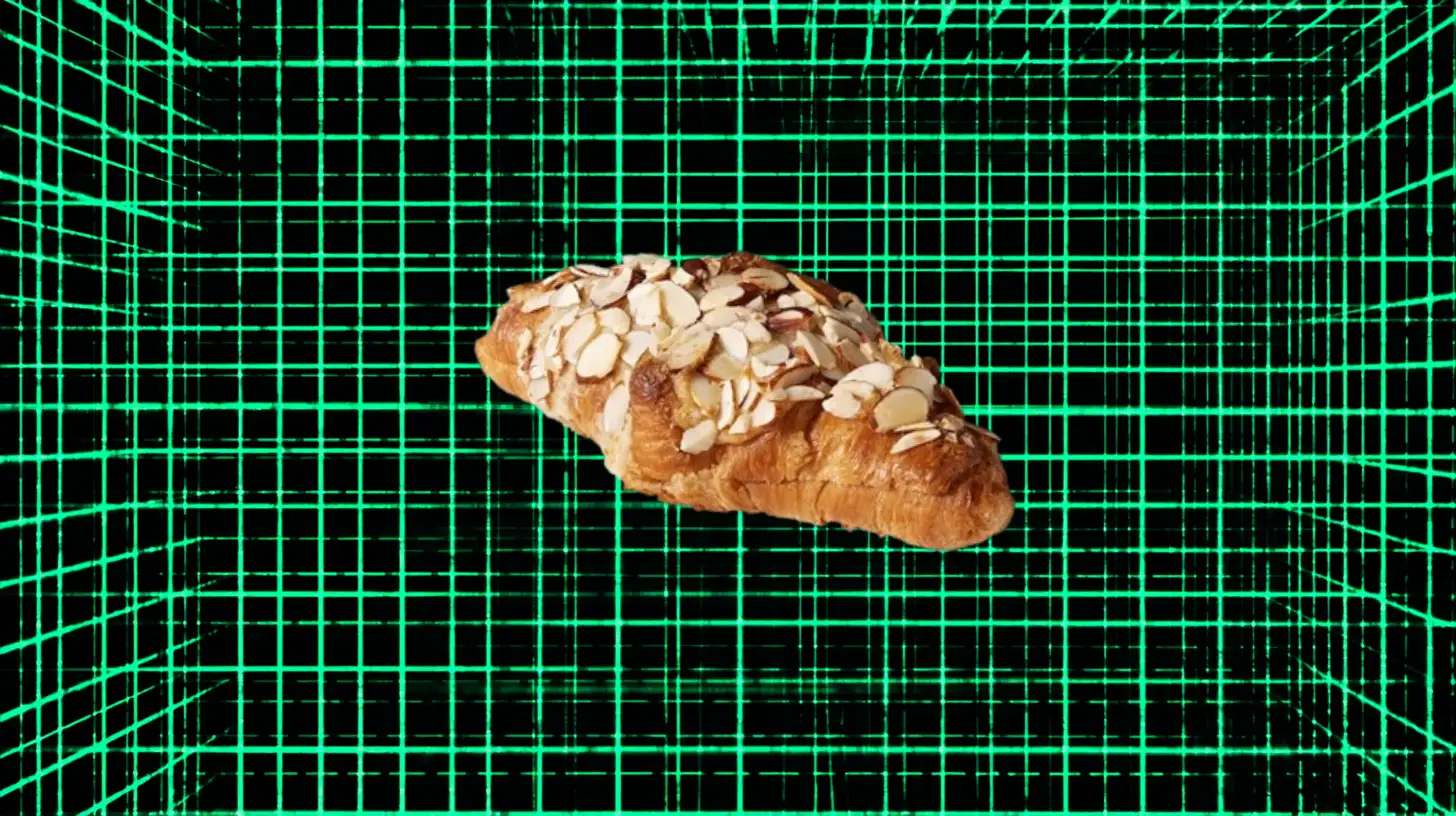 Starbucks Almond Croissant