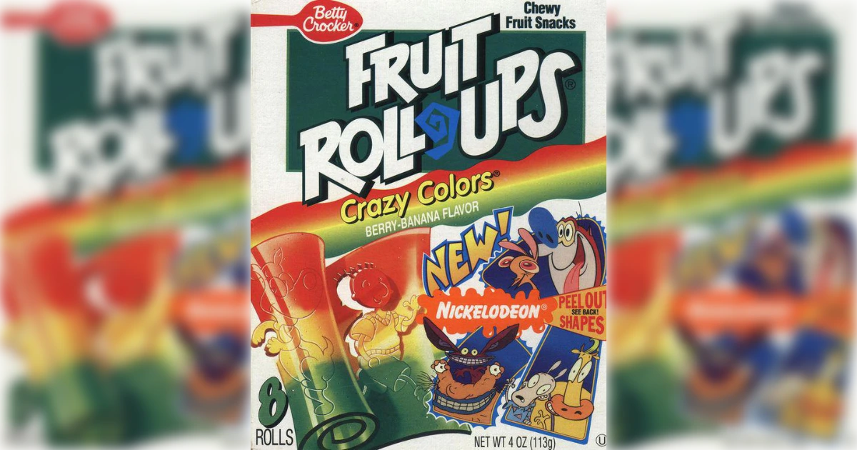 Nickelodeon Crazy Colors Fruit Roll Ups