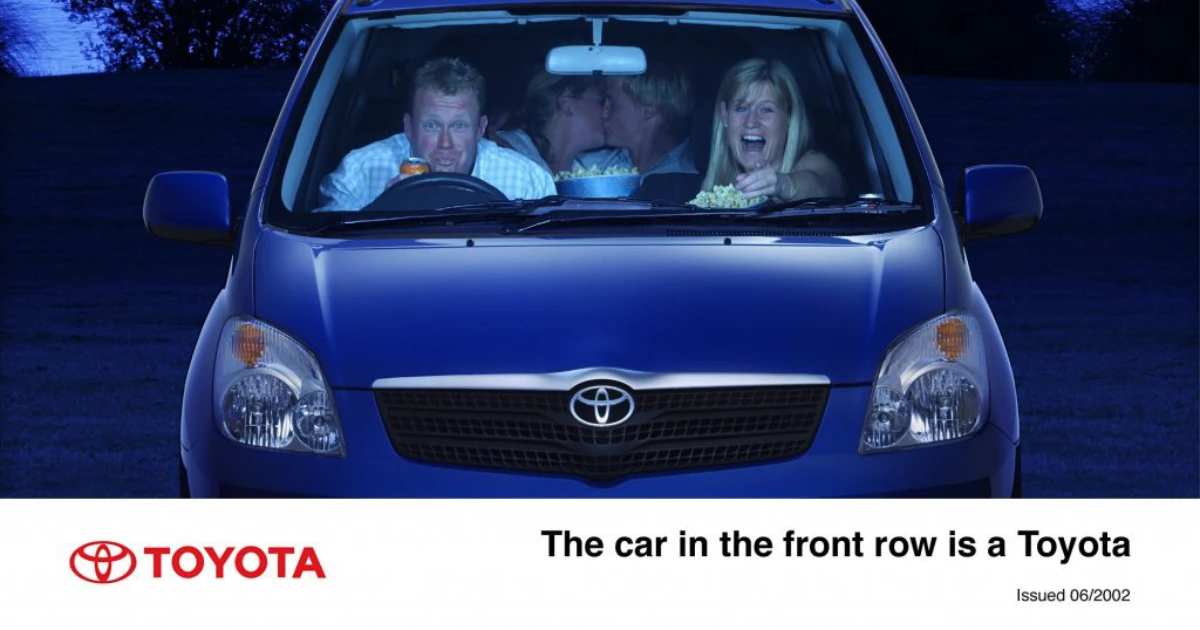 The Car In Front Is A Toyota