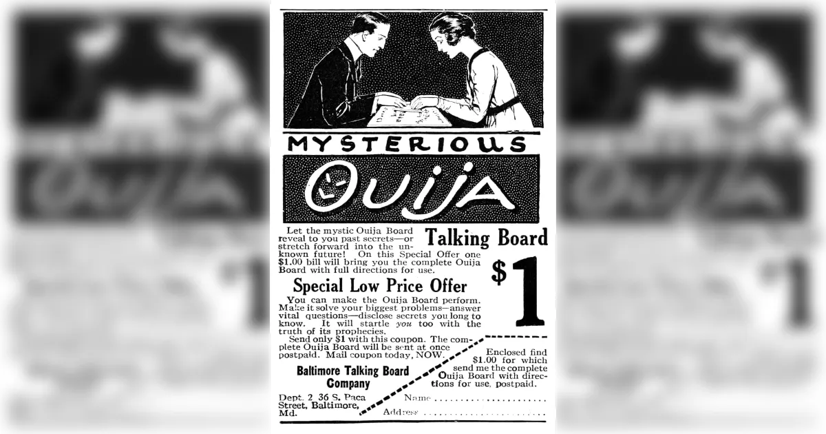 Baltimore Talking Board Company Original Ouija Board
