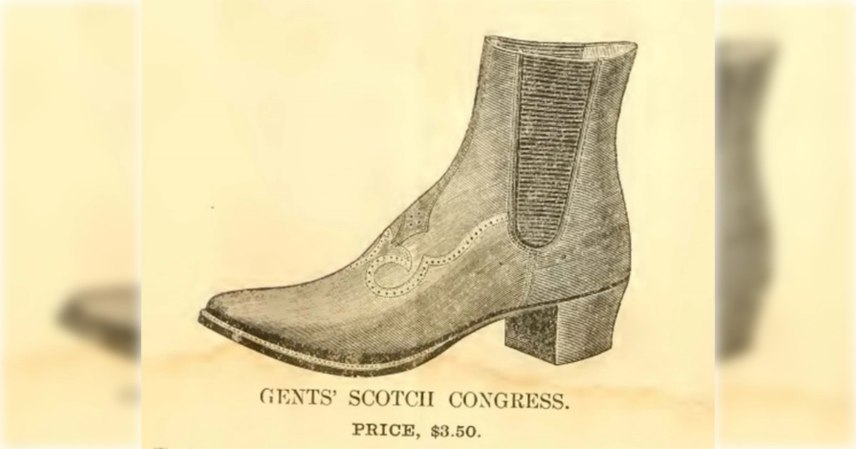 Gents' Scotch Congress Elastic Side Boots Congress Boots