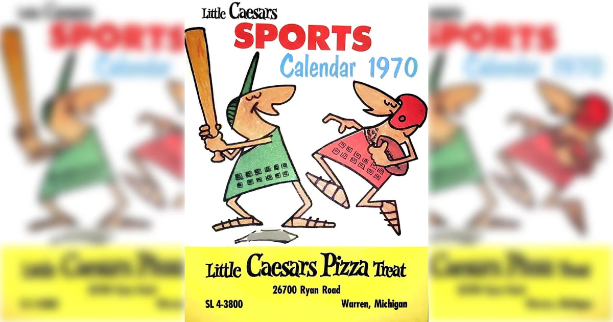 Little Caesars Vintage Ad