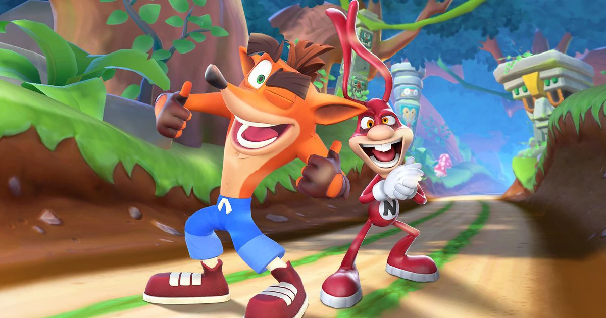 Crash Bandicoot Featuring The Noid