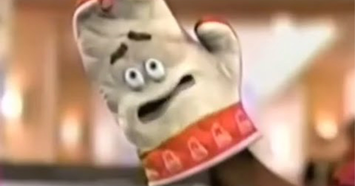 The End Of Arby S Oven Mitt Mascot
