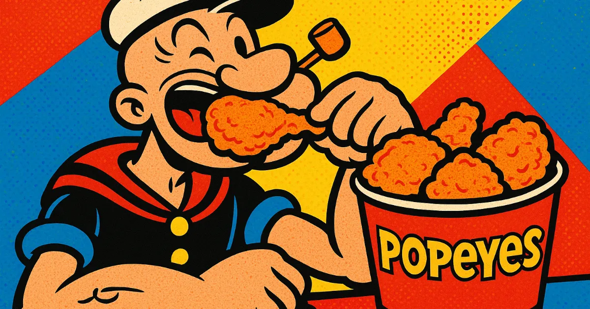 Popeyes Mascots: Four Decades of Brand Evolution