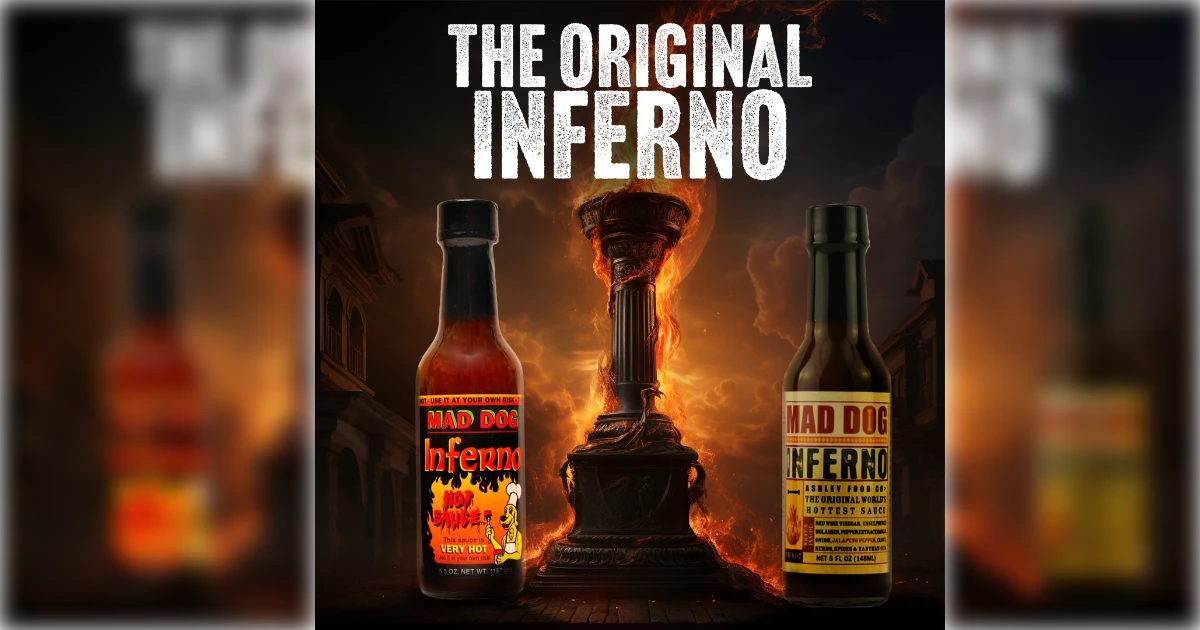 Mad Dog Inferno Hot Sauce Original Formula