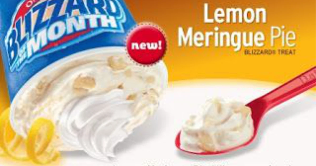 Lemon Meringue Pie Blizzard