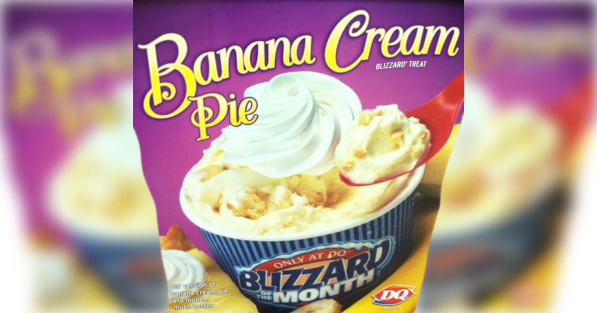 Banana Cream Pie Blizzard