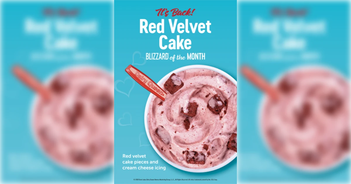 Red Velvet Cake Blizzard