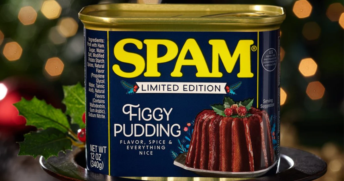 SPAM Spam Figgy Pudding