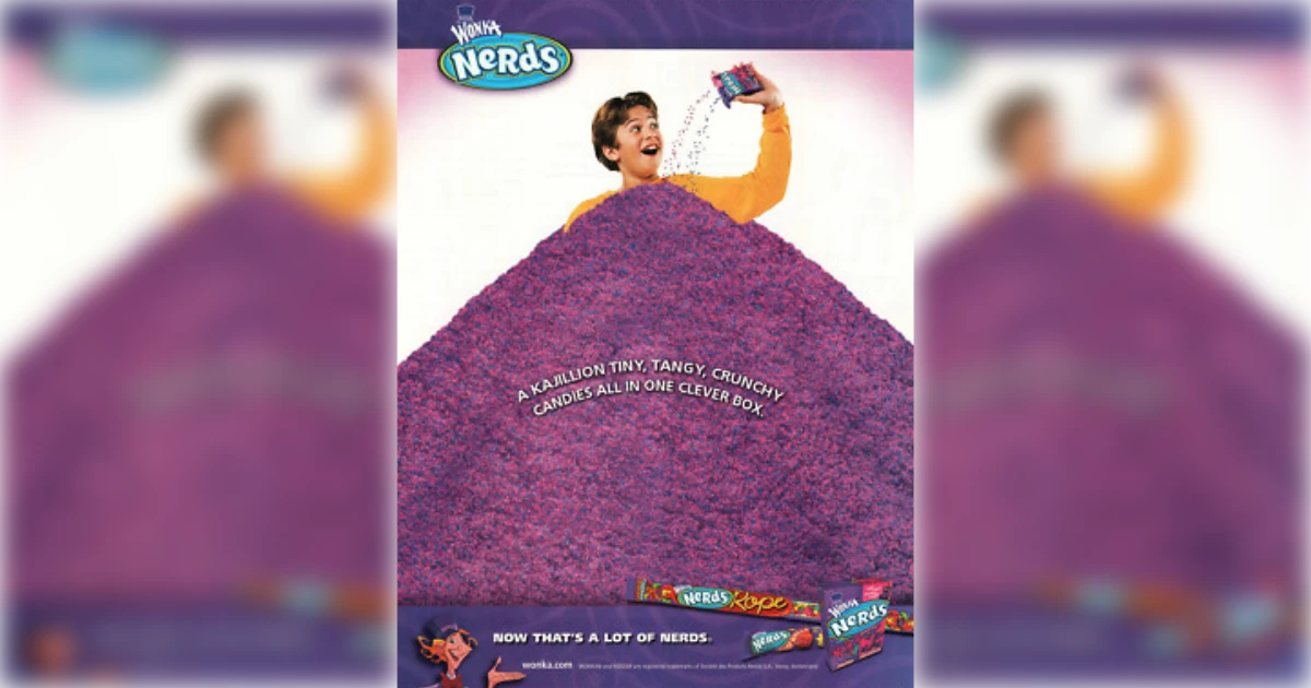 Wonka Nerds Ad