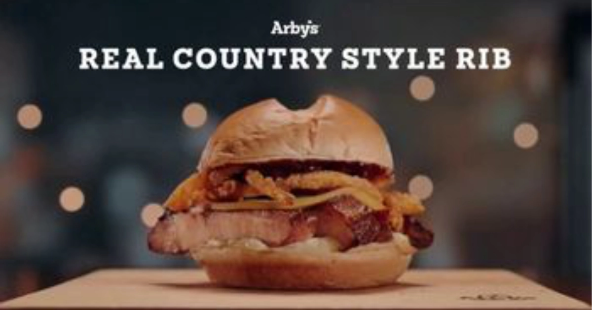 Arby's Country Style Rib Sandwich