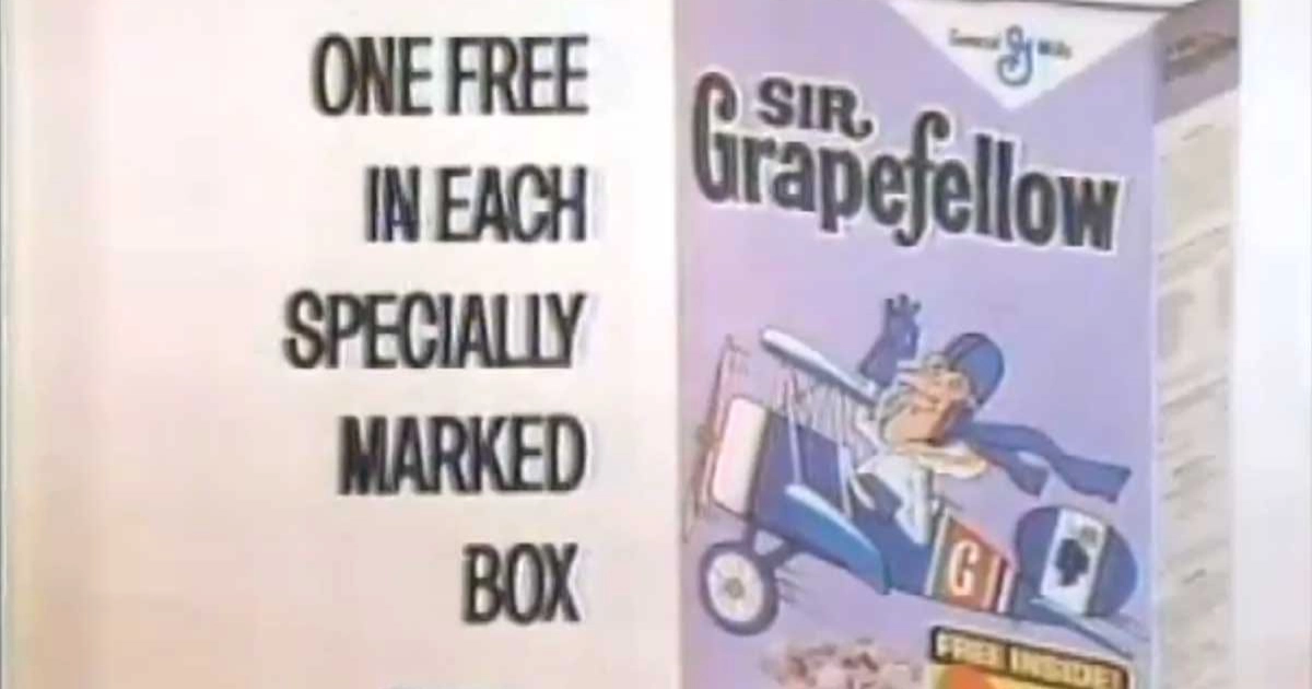 General Mills Sir Grapefellow General Mills Cereal