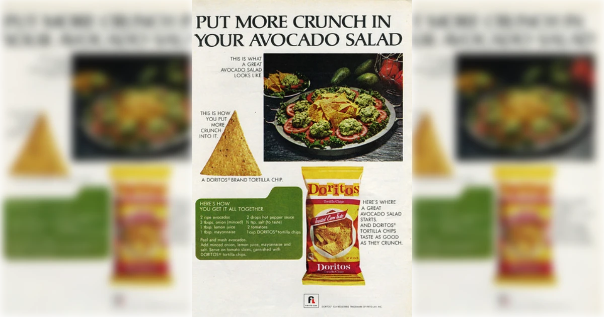 Frito-Lay Toasted Corn Chips Doritos Slogan
