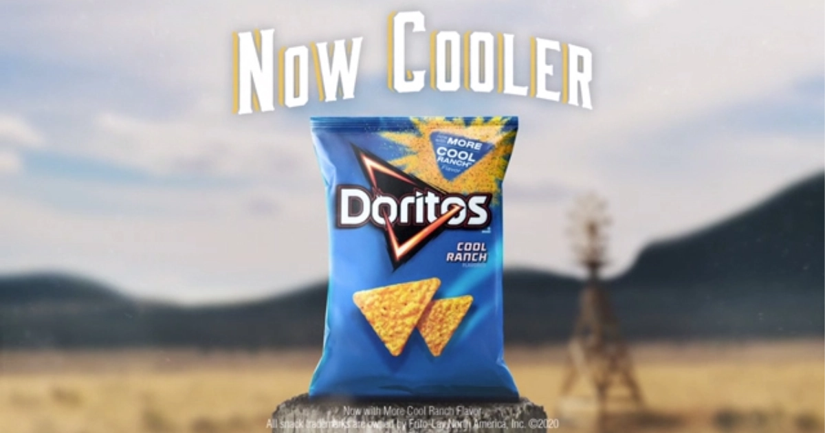 Frito-Lay Cool Ranch Is Now Cooler Ranch Doritos Slogan