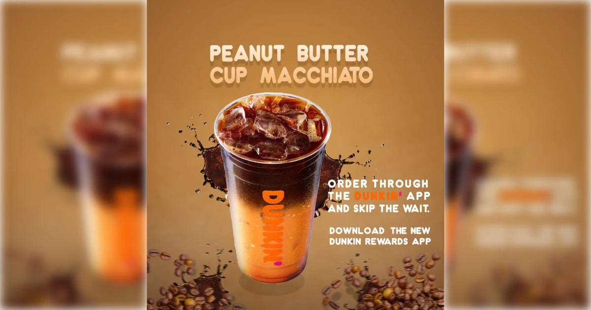 Dunkin' Peanut Butter Cup Macchiato
