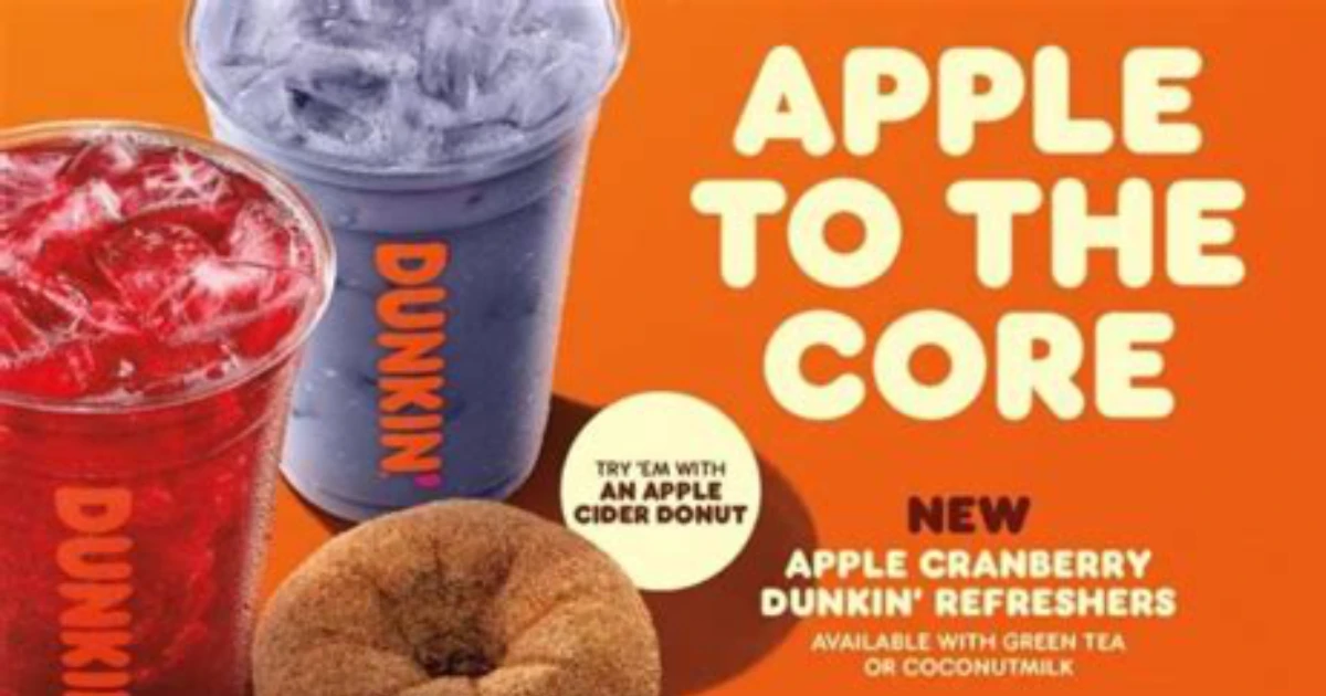 Dunkin' Apple Cranberry Refresher