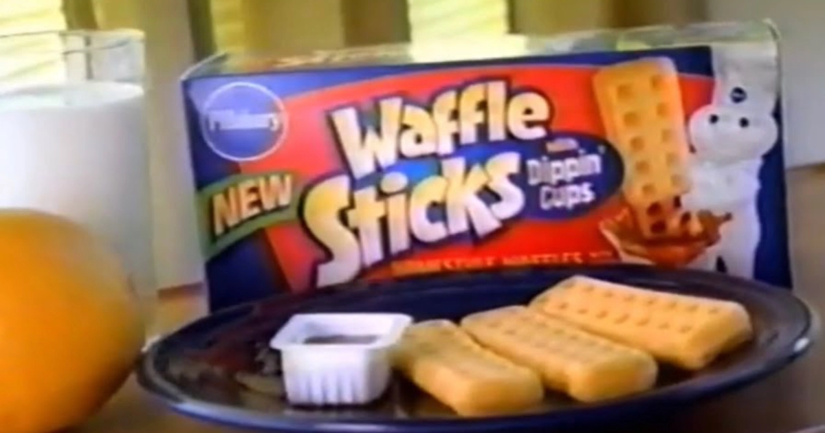 Waffle Sticks With Dippin Cups Pillsbury