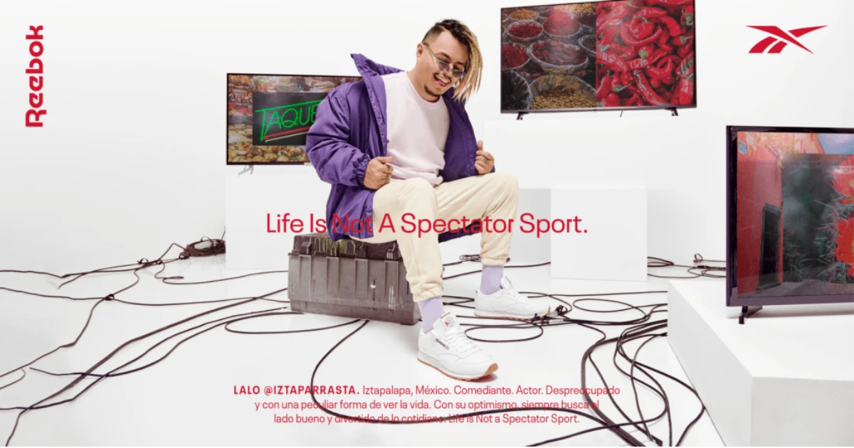 Life Is Not A Spectator Sport Reebok Slogan