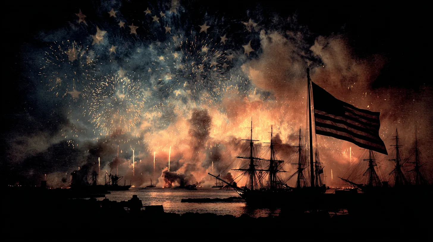 Creation of the Star Spangled Banner © History Oasis The Star Spangled Banner Song