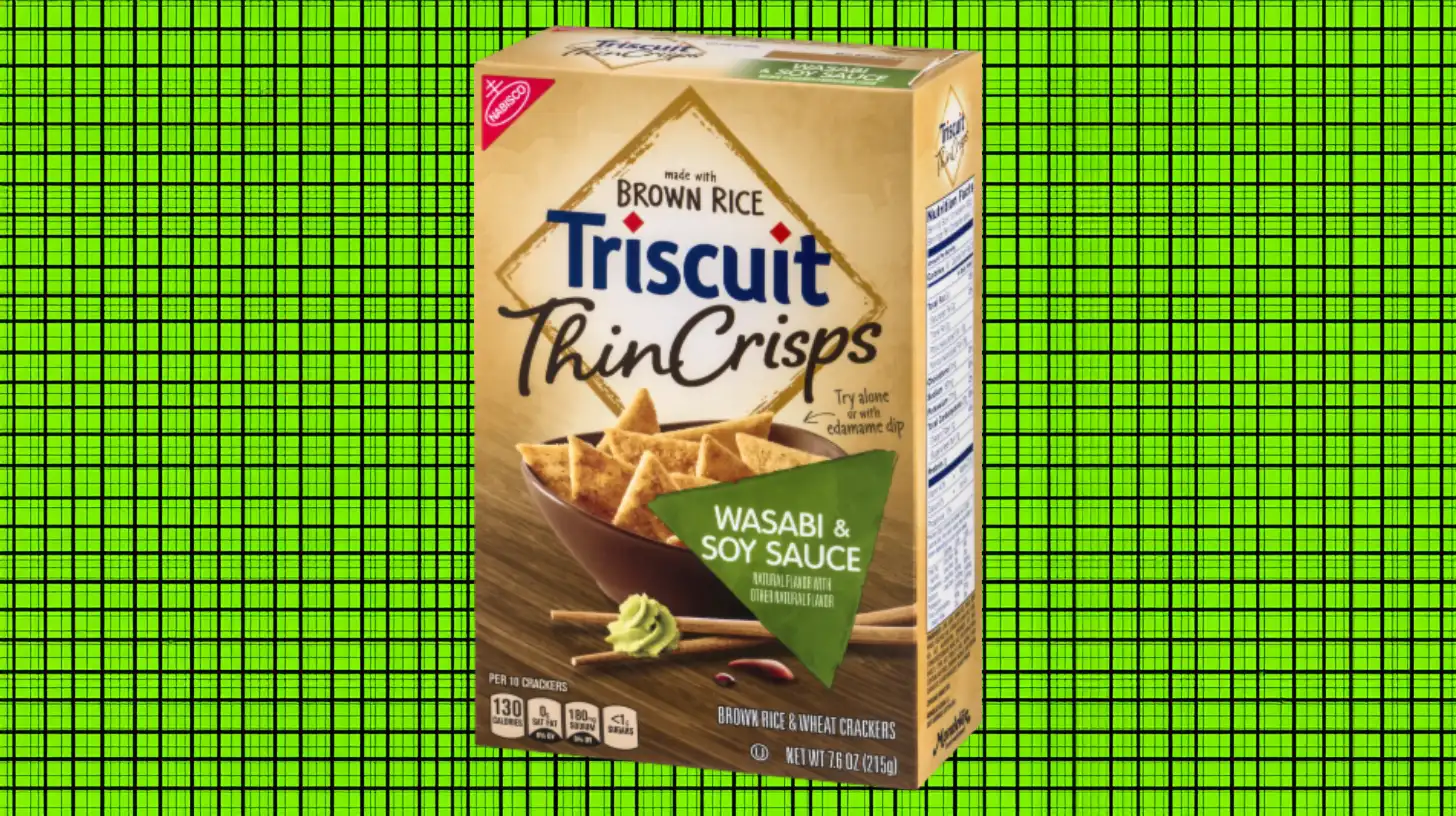 Nabisco Wasabi Soy Sauce Brown Rice Thin Crisps Triscuit