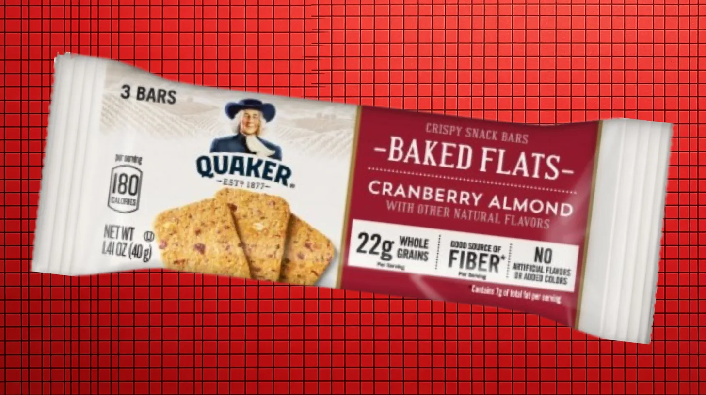 Baked Flats Bars Quaker Oats